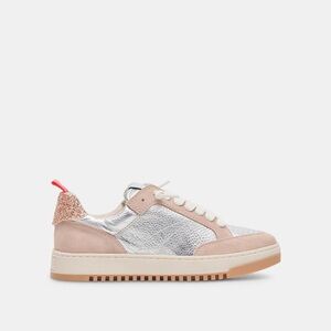 Dolce Vita Calil Sneakers - Blush Multi Metallic Leather